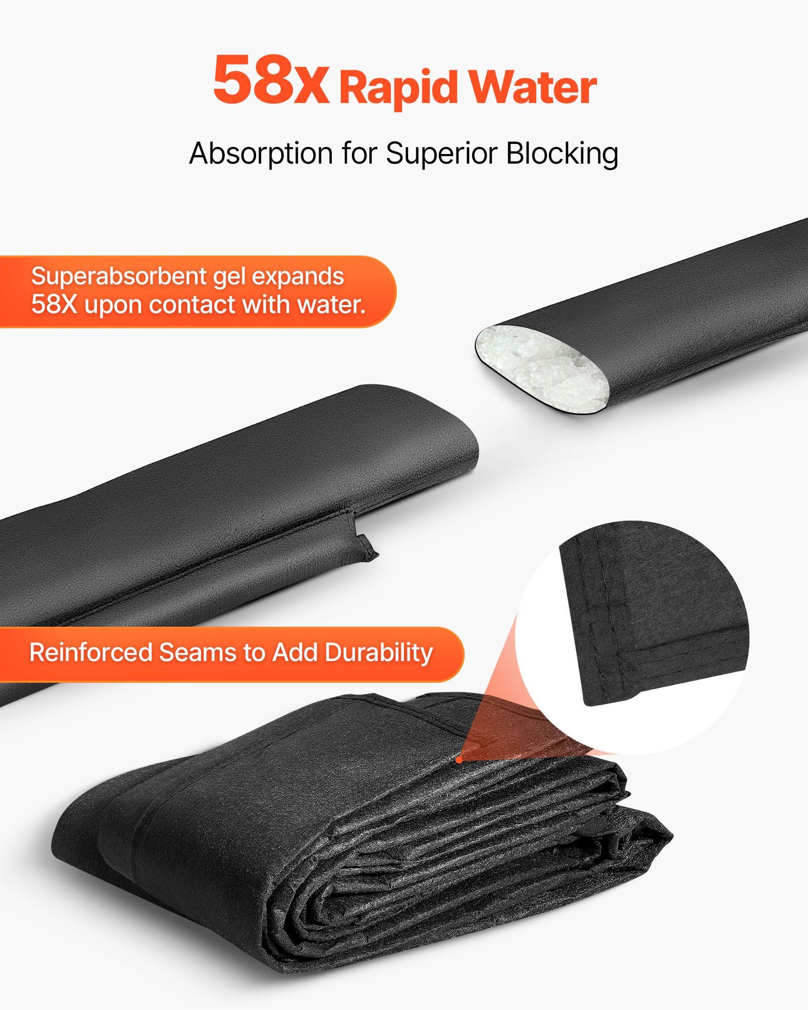 Flood Barrier, 8 Pack, 1.6 x 1 - مراجعة Flood Barrier Bag وسعره