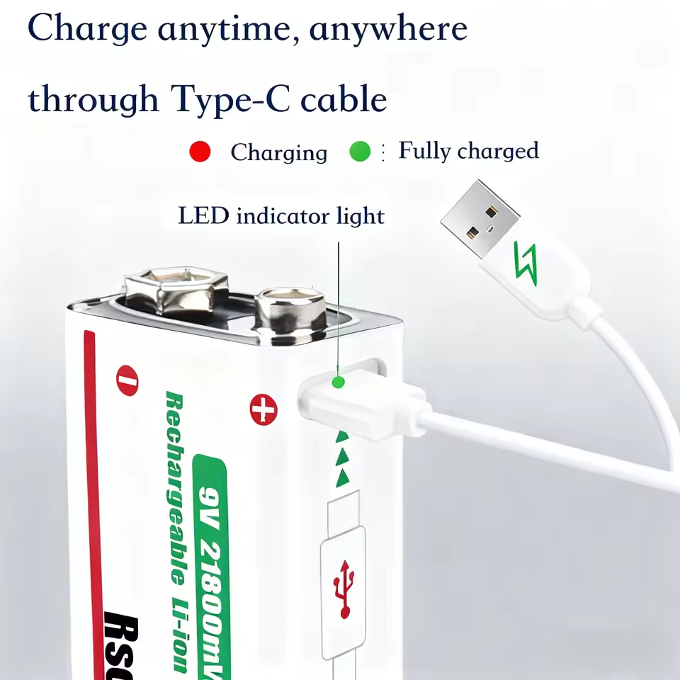 9V 21800mWh Rechargeable Lithi - مراجعة Smoke Detector Interconnected وسعره