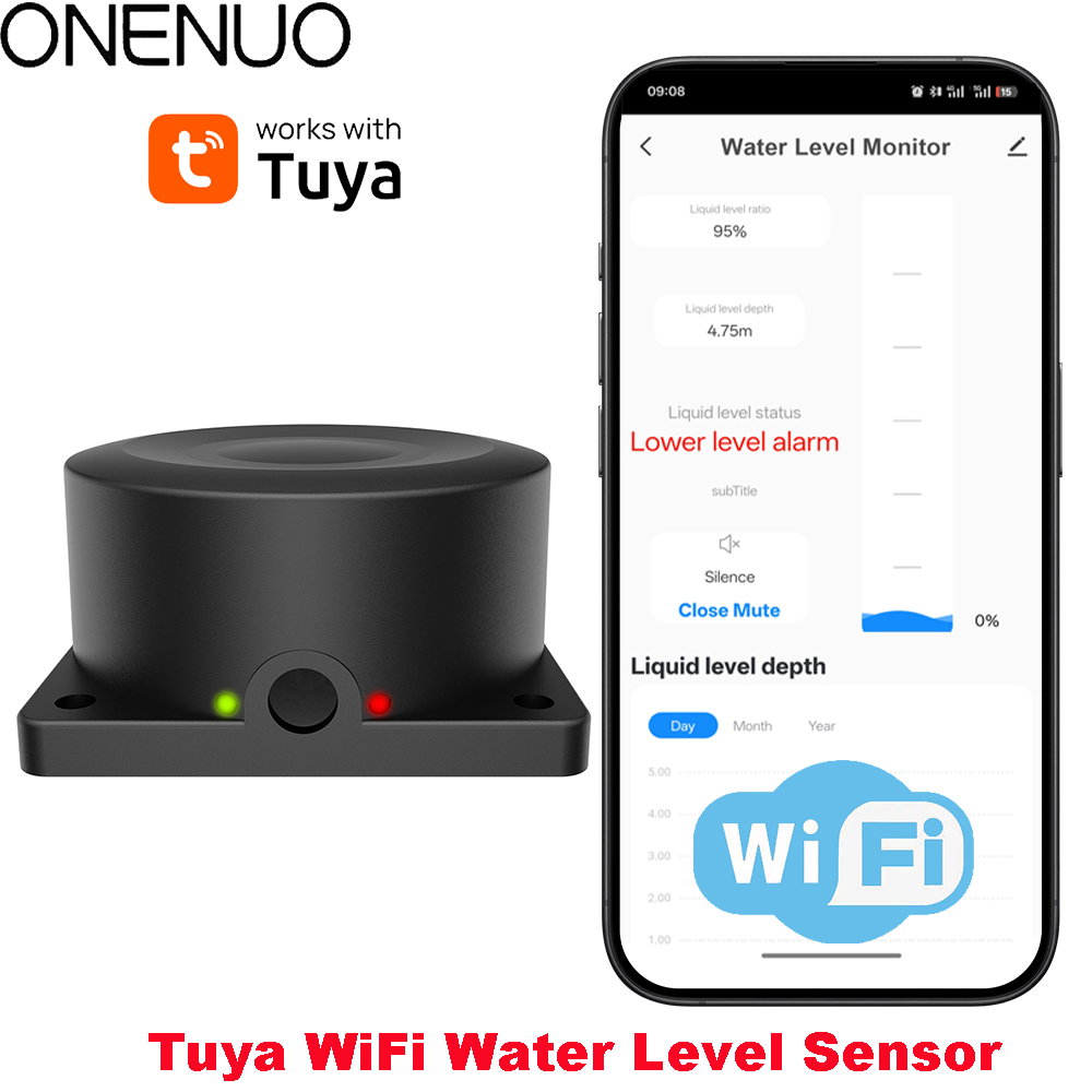 ONENUO Liquid Level Sensor Oil - مراجعة Water Alarm Sensor وسعره