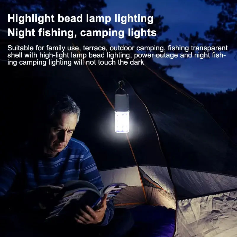 LED Rechargeable Camping Lante - مراجعة Power Outage Light وسعره