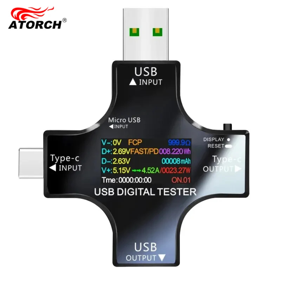 USB Tester DC Type-C PD Digita - مراجعة Co Detector Plug وسعره