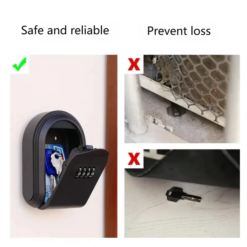 Wall Mount Key Lock Box, 4 Dig - مراجعة Lockbox Key Secure وسعره