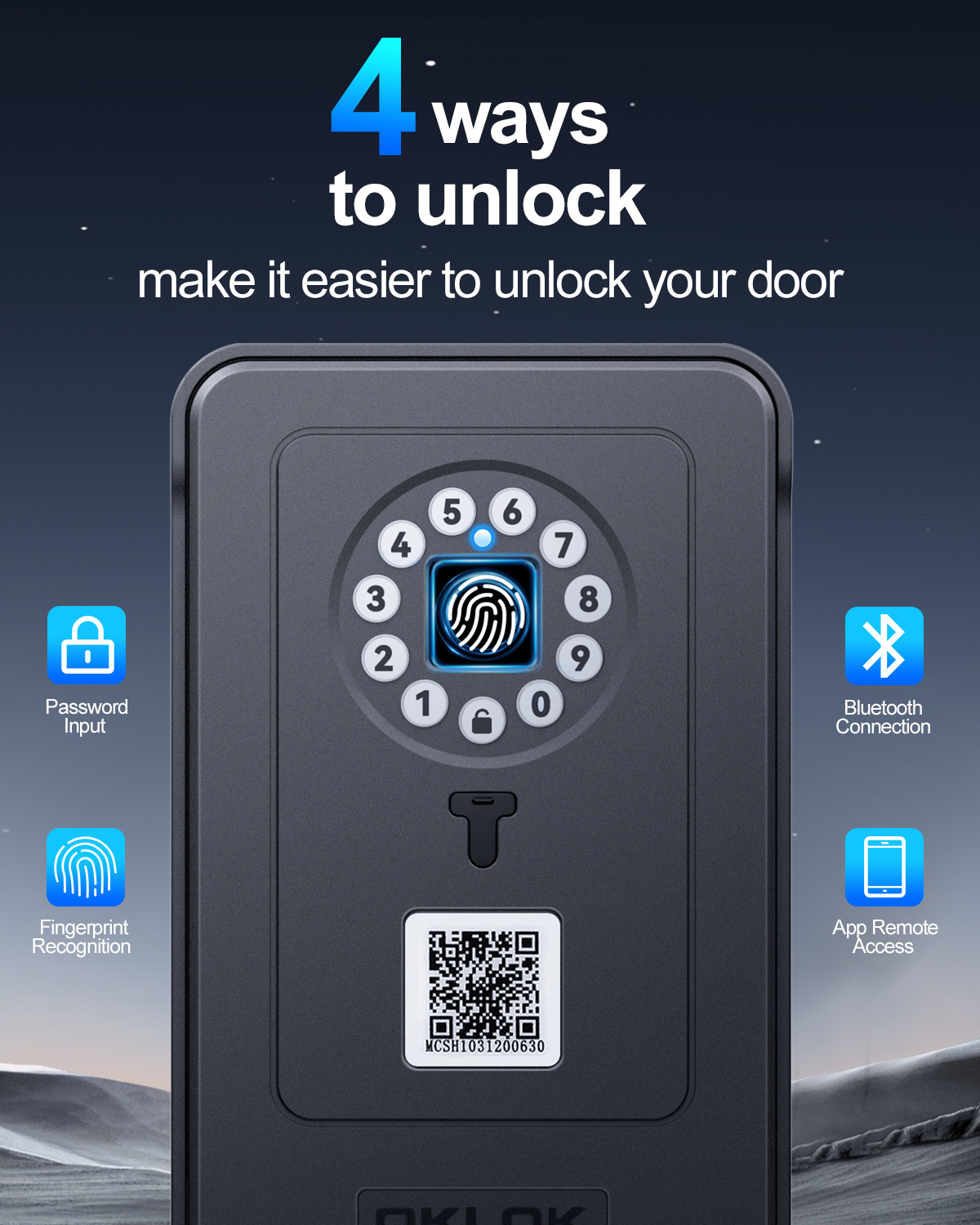 Wireless Smart lock Box Blueto - مراجعة Lockbox Key Secure وسعره