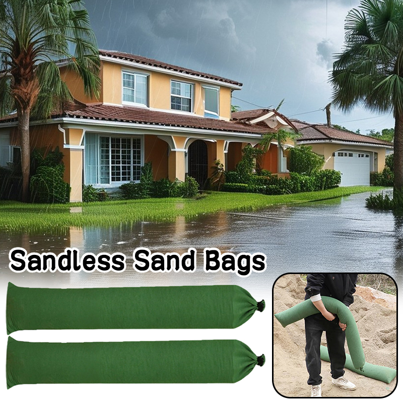 2 Pcs Sandless Sand Bags Anti  - مراجعة Flood Barrier Bag وسعره