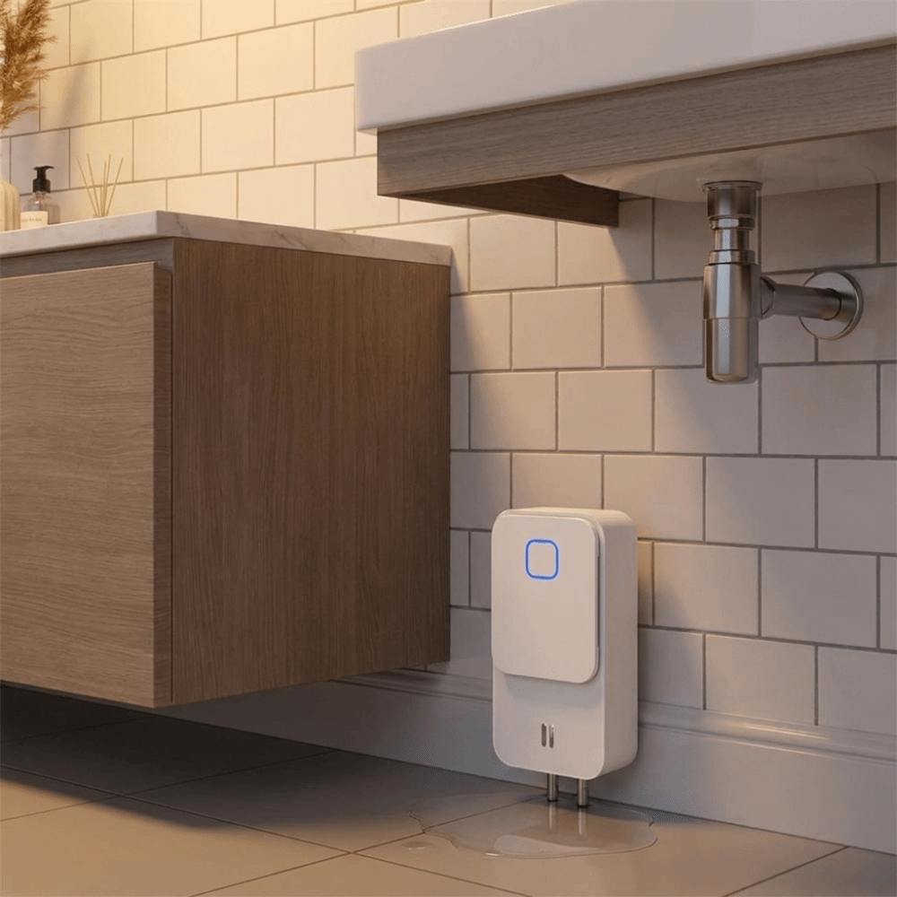 WiFi-Connected WiFi Water Imme - مراجعة Water Alarm Sensor وسعره