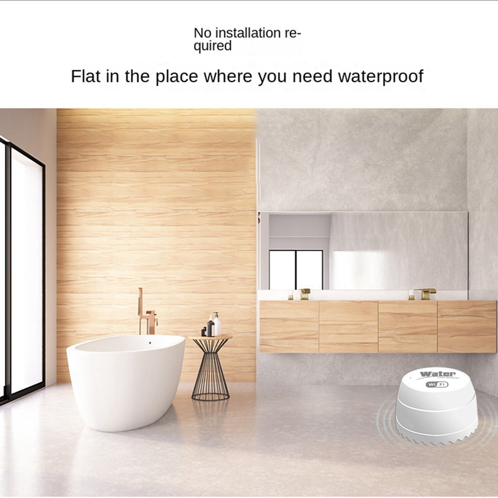 ABKW-3X Wifi Crow Smart Water  - مراجعة Water Alarm Sensor وسعره