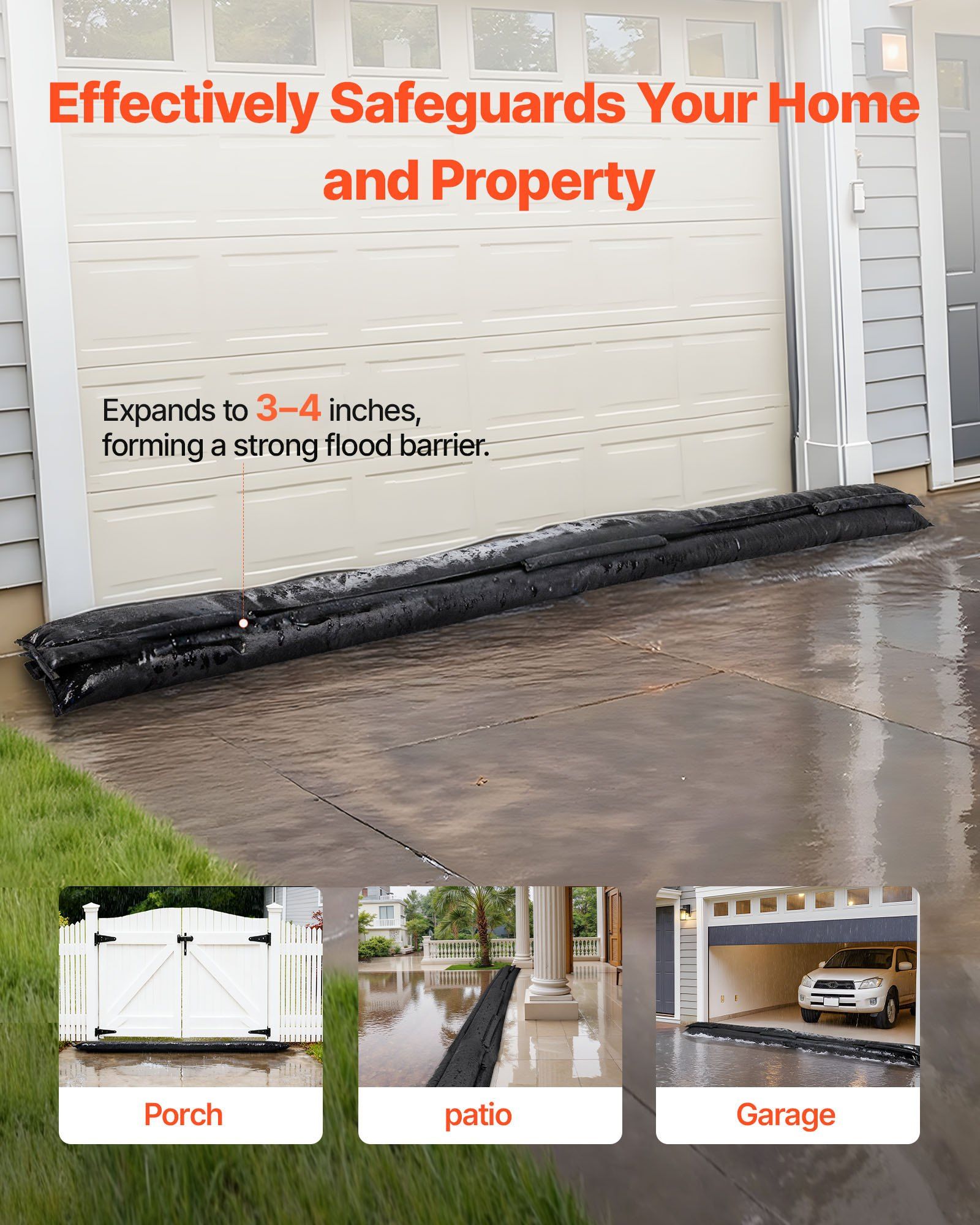 Flood Barrier, 8 Pack, 10 x 0. - مراجعة Flood Barrier Bag وسعره