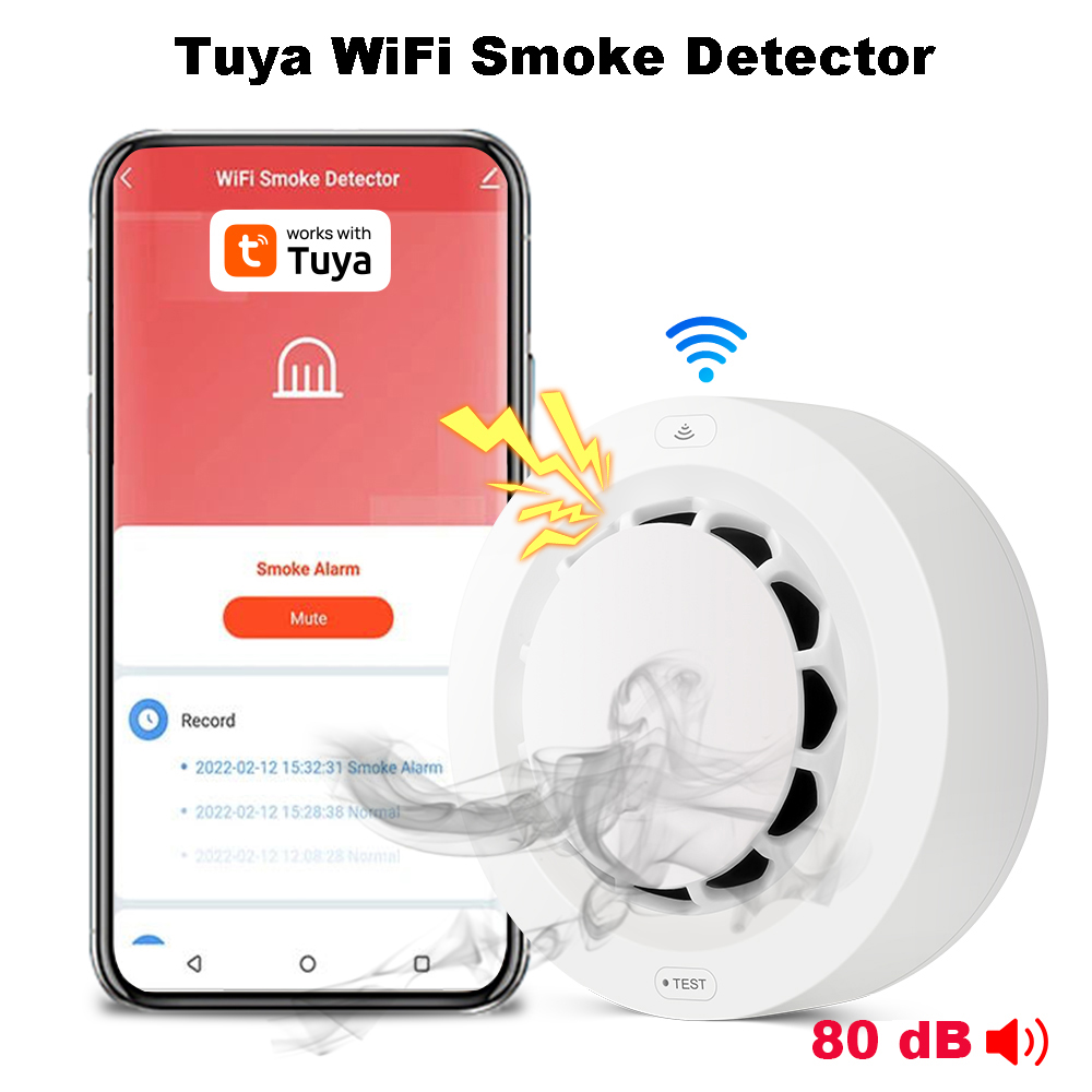 Tuya WiFi Smoke Alarm Fire Pro - مراجعة Smoke Detector Interconnected وسعره