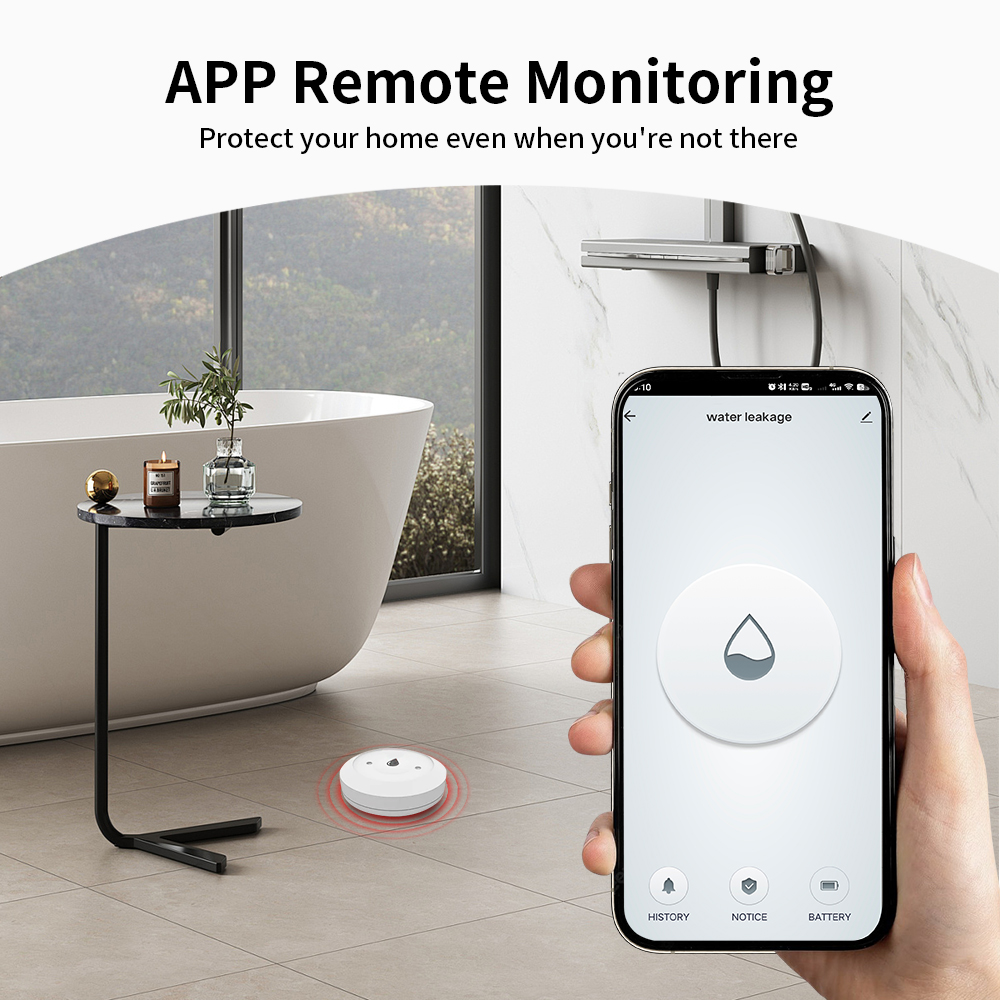 TNCE ZigBee3.0 Tuya Smart Wate - مراجعة Water Alarm Sensor وسعره