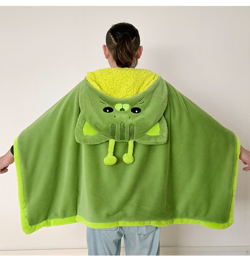 Cartoon Cute Alien Cat Hooded  - مراجعة Fire Blanket Kitchen وسعره