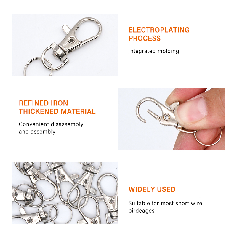 10Pcs Cage Accessories Door Bu - مراجعة Security Chain Door وسعره