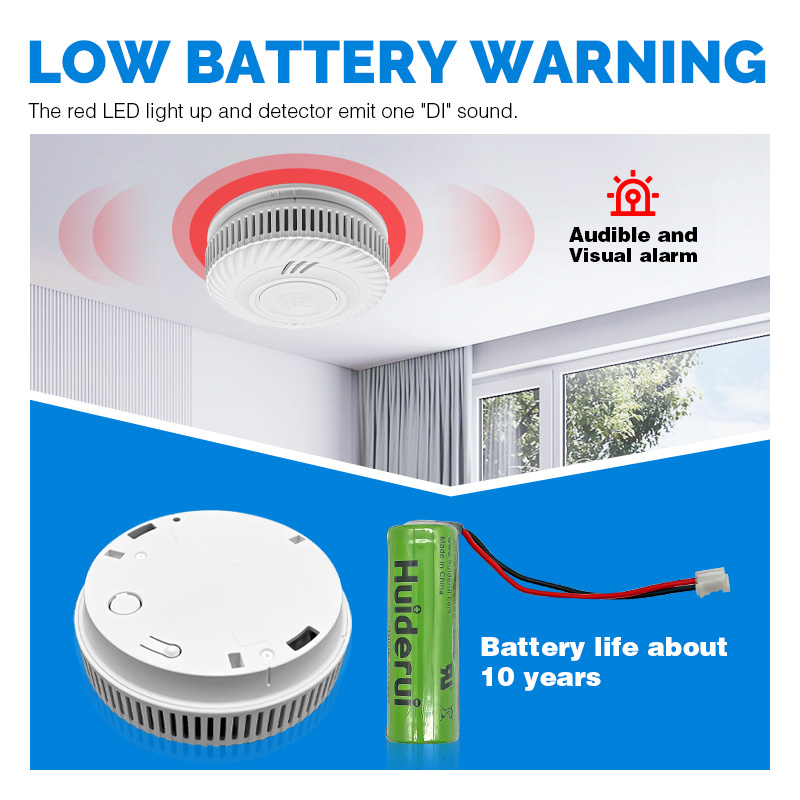 Powered Hotel Smart Wireless T - مراجعة Smoke Detector Interconnected وسعره