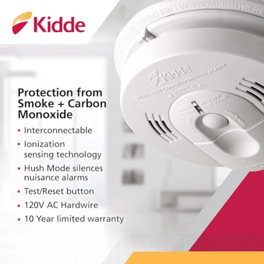 Hardwired interconnect smoke C - مراجعة Smoke Detector Interconnected وسعره