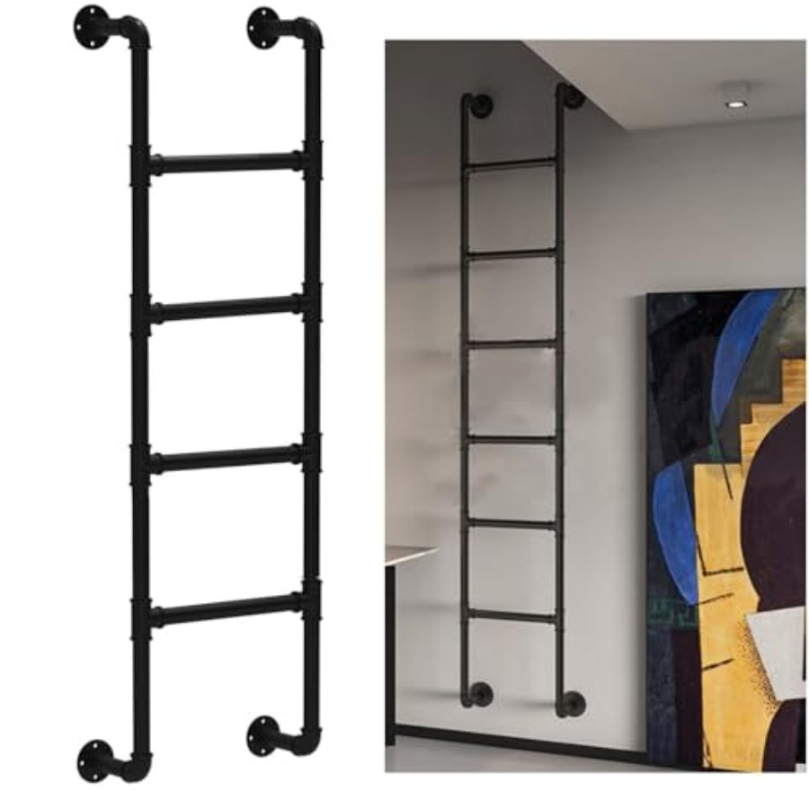 Wall Mounted Metal Step Ladder - مراجعة Fire Escape Ladder وسعره