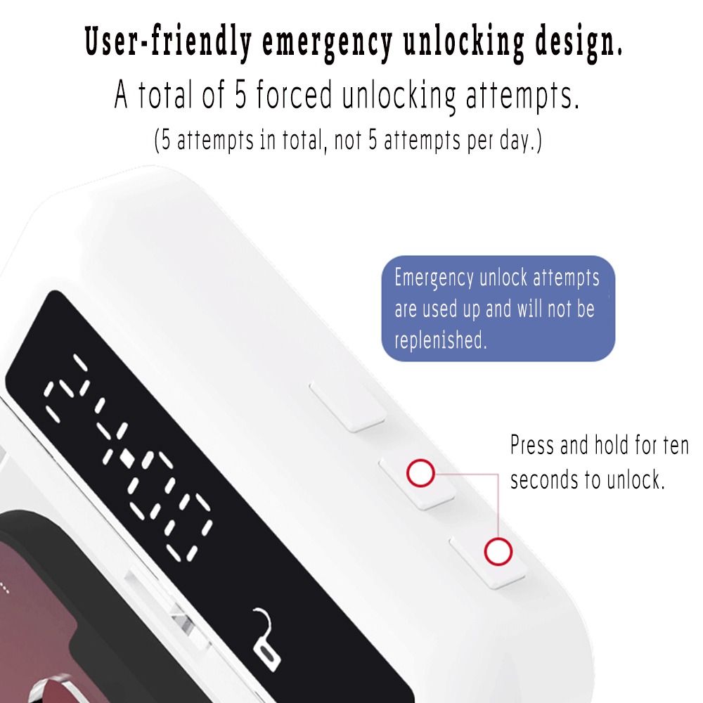Portable Phone Lock Box with T - مراجعة Medicine Cabinet Lock وسعره