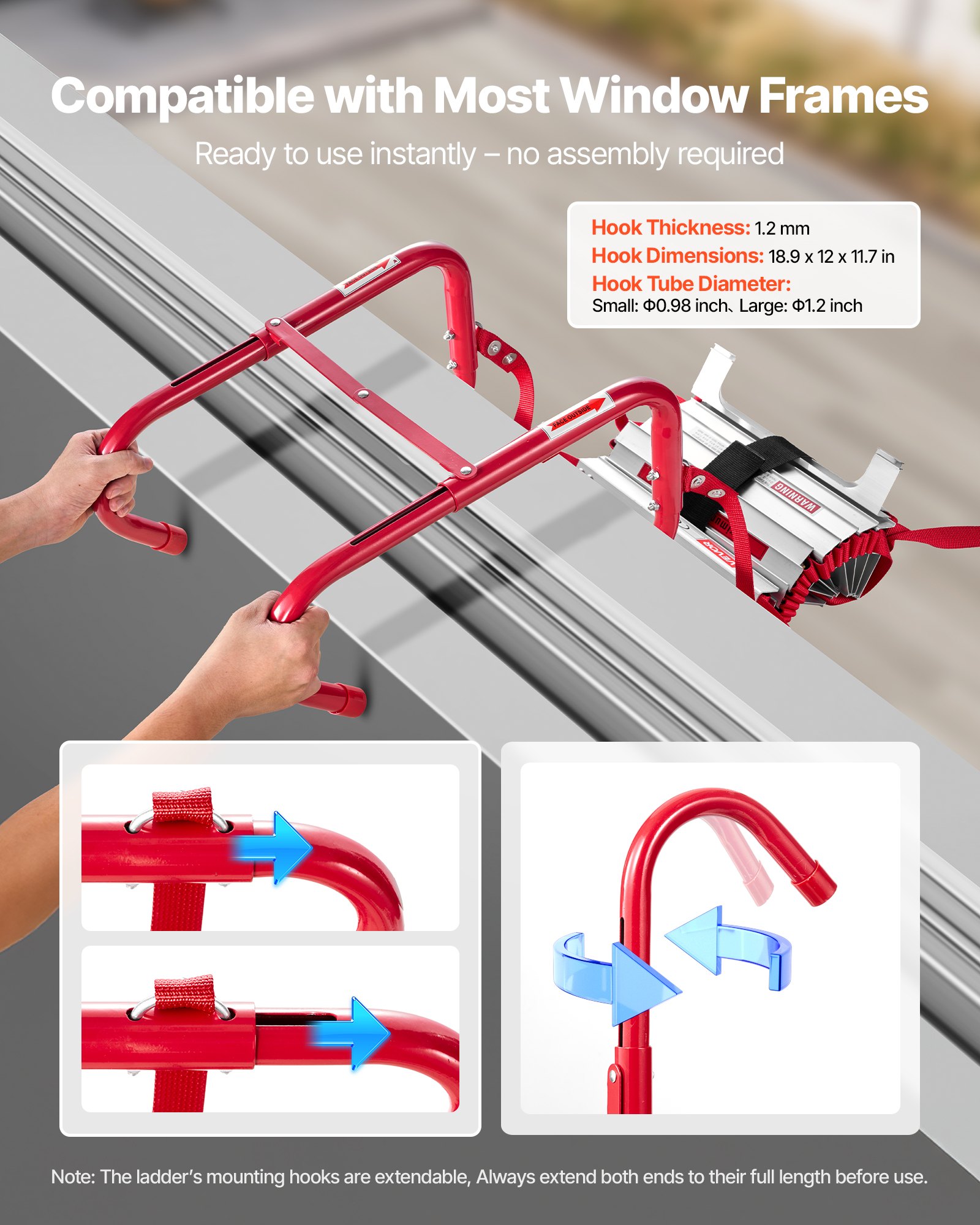 Fire Escape Ladder, 5-6 Story  - مراجعة Fire Escape Ladder وسعره