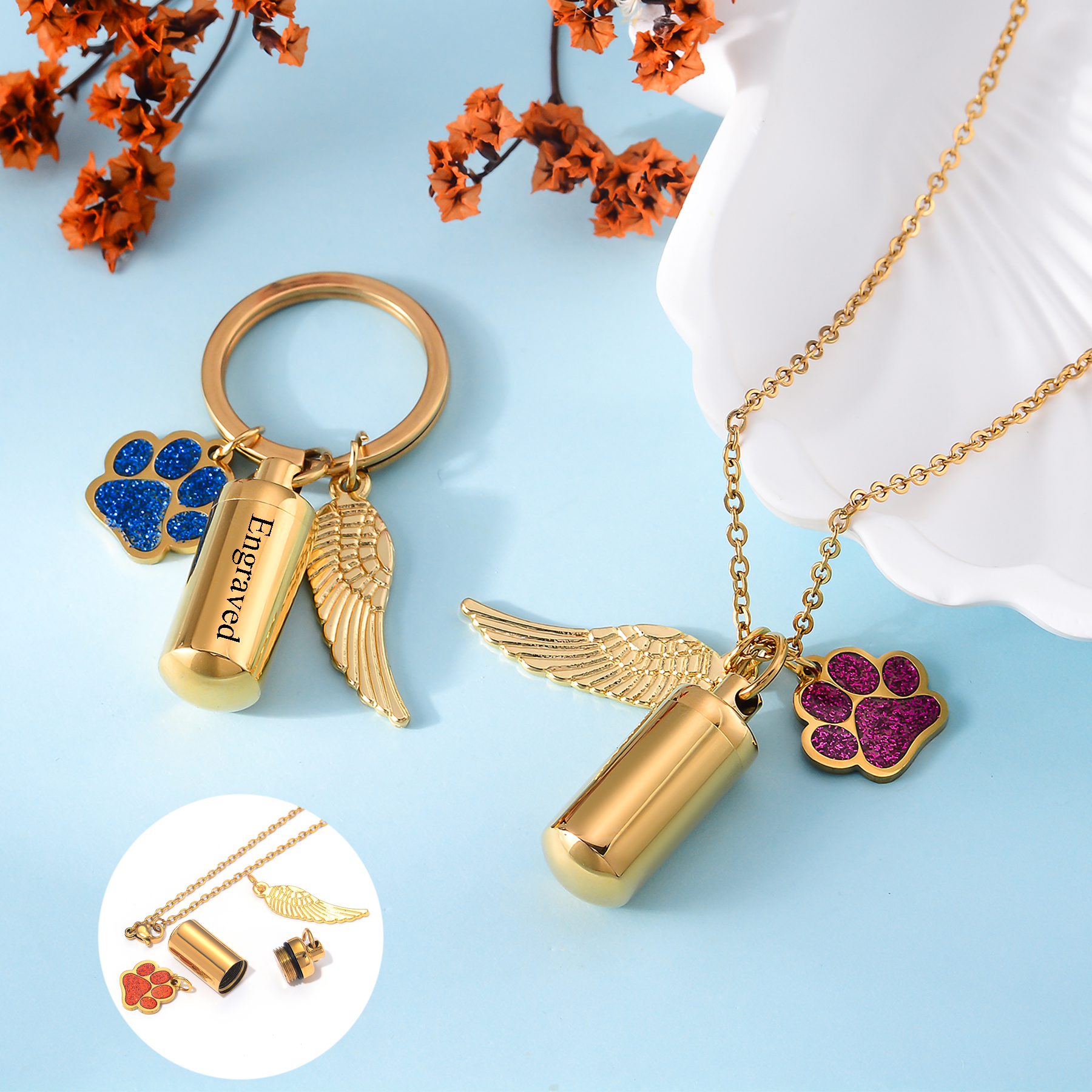 Personalized  Stainless Steel  - مراجعة Personal Alarm Keychain وسعره
