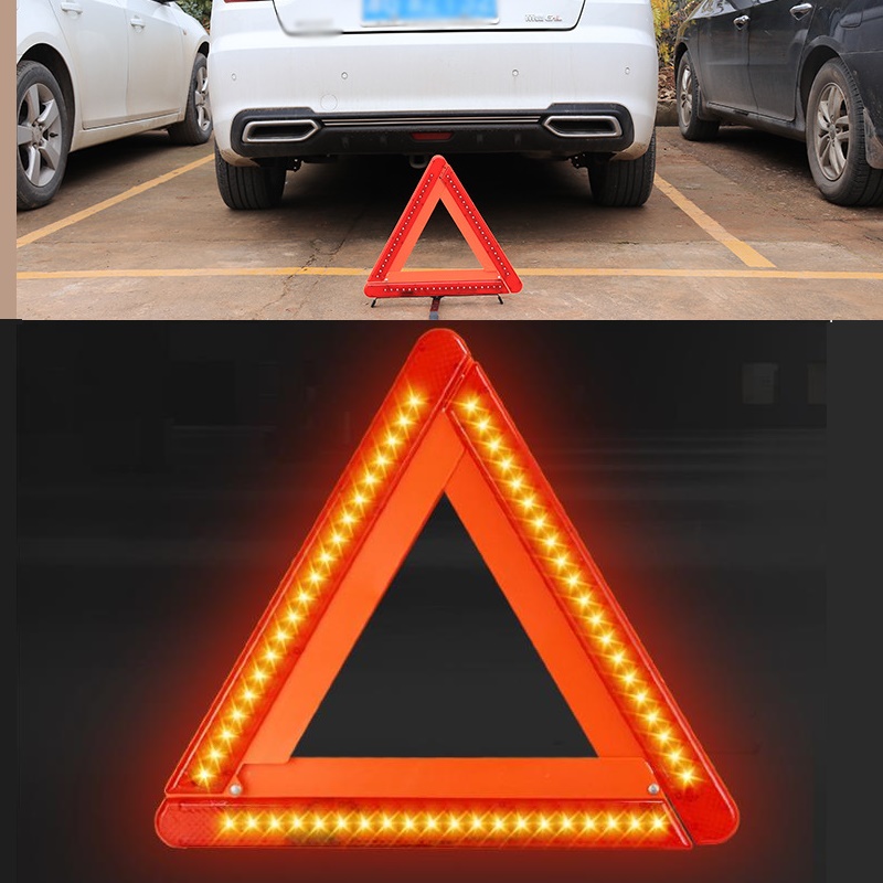 Foldable LED Warning Triangle  - مراجعة Emergency Exit Sign وسعره