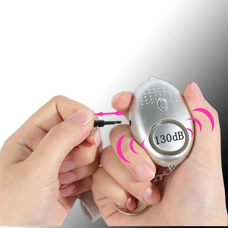 130dB Anti-wolf Girl Child Wom - مراجعة Personal Alarm Keychain وسعره