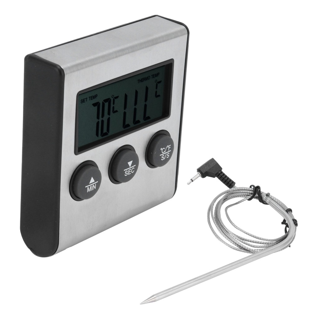 Silver Digital BBQ Meat Thermo - مراجعة Pool Alarm Float وسعره