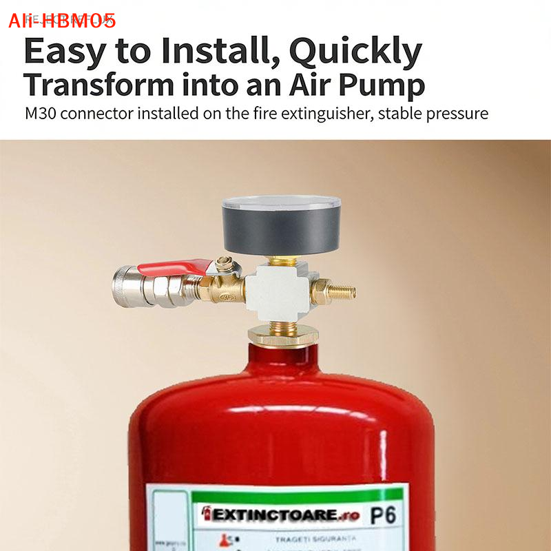 (HB05)Small Air Tank Pressure  - مراجعة Fire Extinguisher Small وسعره