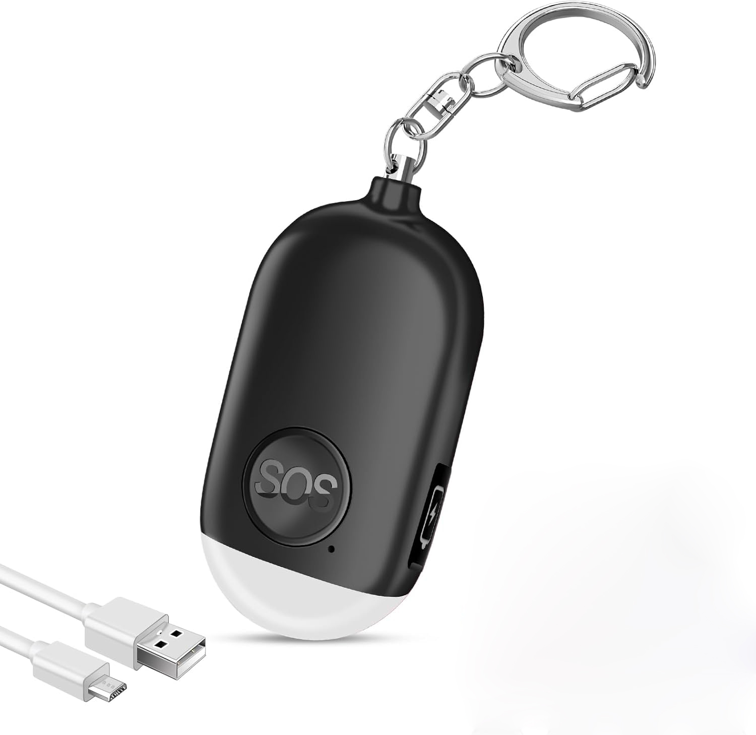 1pc Ultra-Loud 130DB Personal  - مراجعة Personal Alarm Keychain وسعره