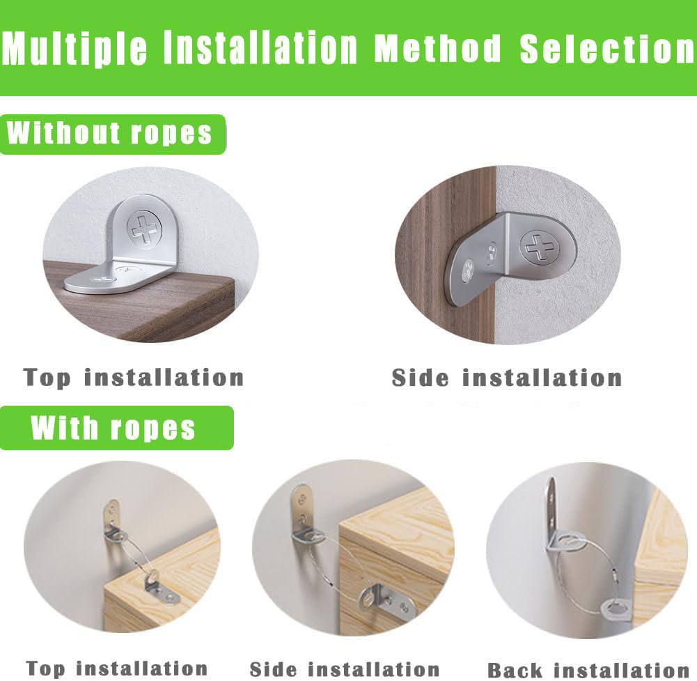 4pcs Furniture Anchors Earthqu - مراجعة Earthquake Anchor Strap وسعره