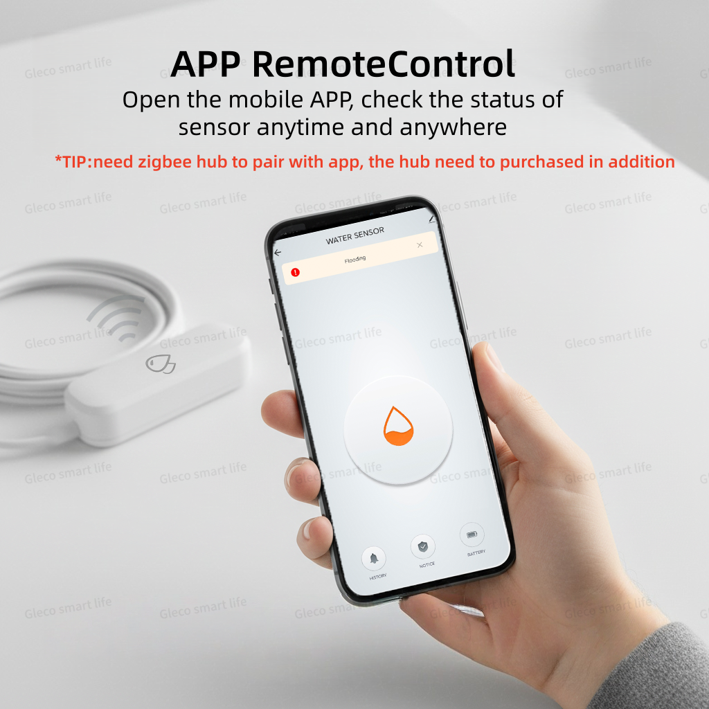 Tuya Zigbee Water Leak Sensor  - مراجعة Water Alarm Sensor وسعره