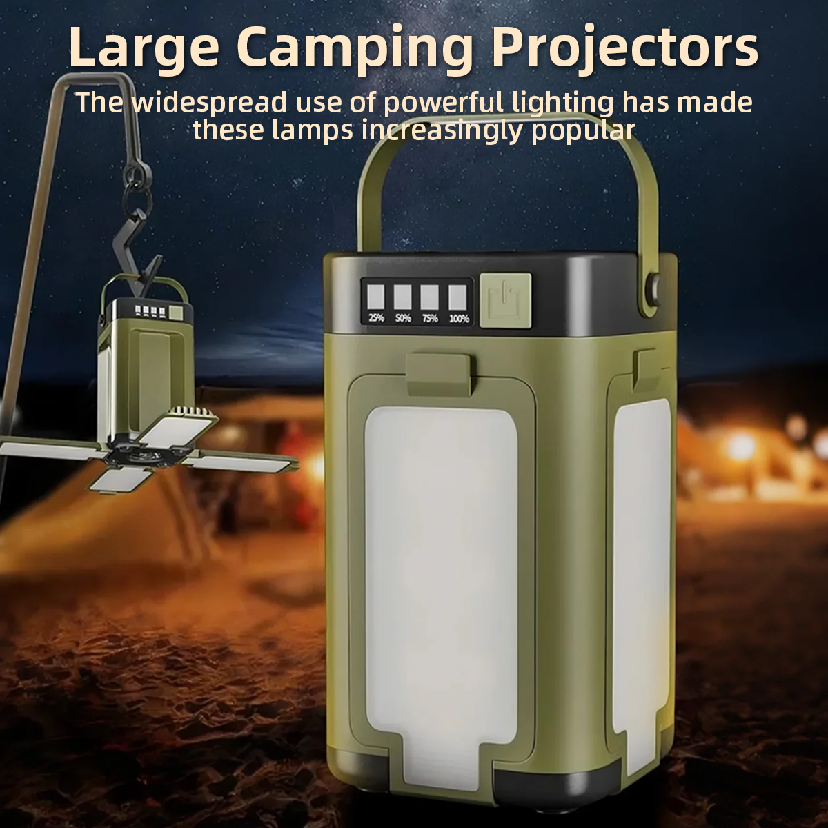 Portable Four-Leaf Clover Camp - مراجعة Power Outage Light وسعره