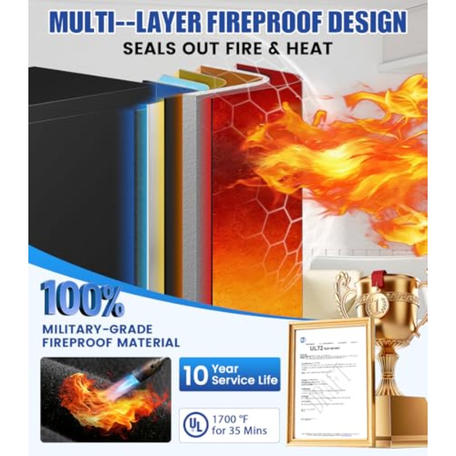 Heavy Duty Fireproof Safe for  - مراجعة Fire Safe Document وسعره