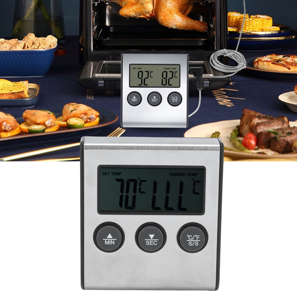 Silver Digital BBQ Meat Thermo - مراجعة Pool Alarm Float وسعره