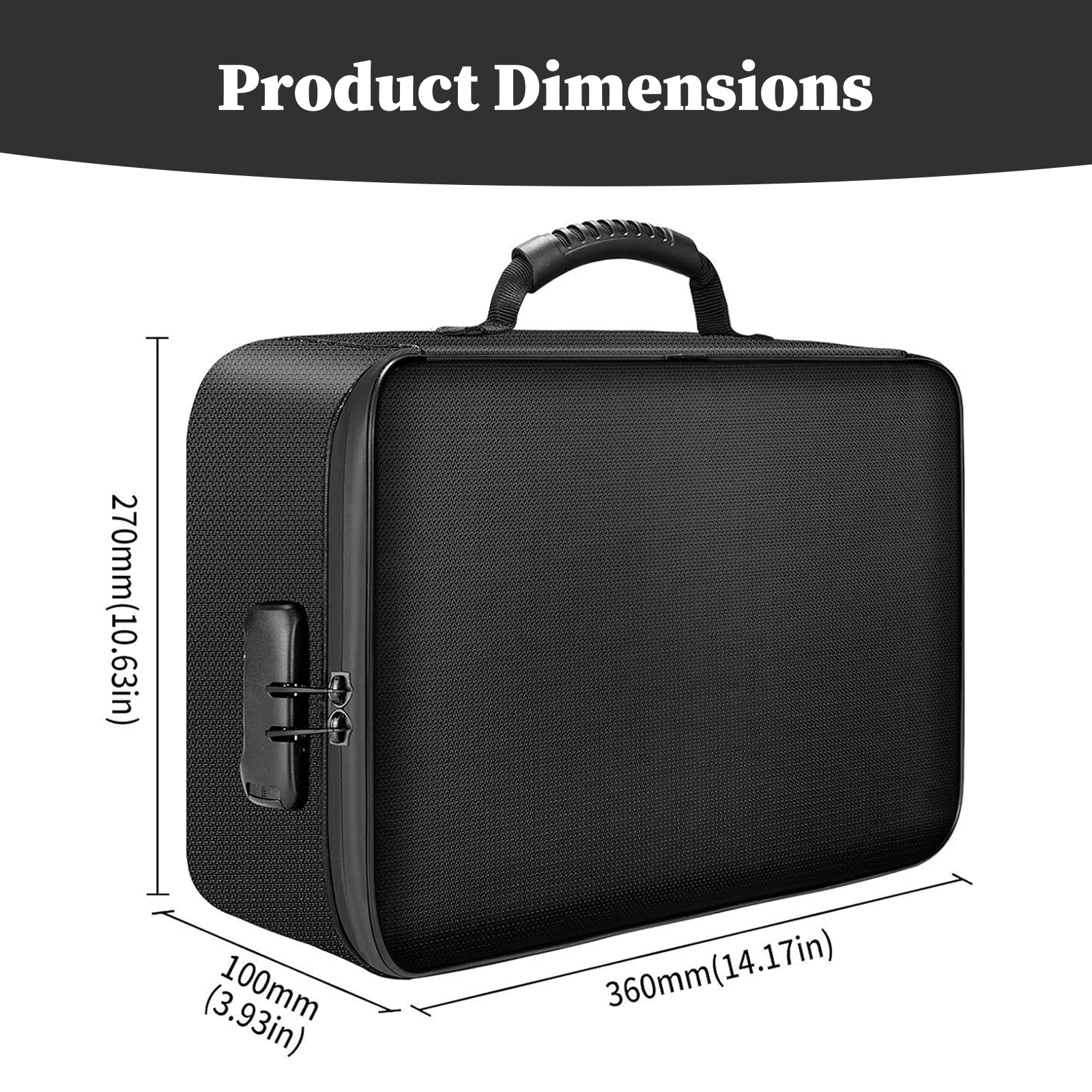 Fireproof Document Bag with Lo - مراجعة Fire Safe Document وسعره