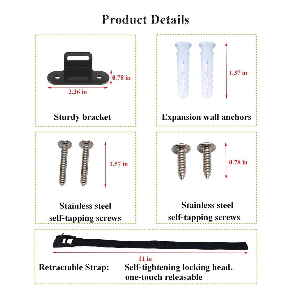 Easy Install Earthquake Proof  - مراجعة Earthquake Anchor Strap وسعره